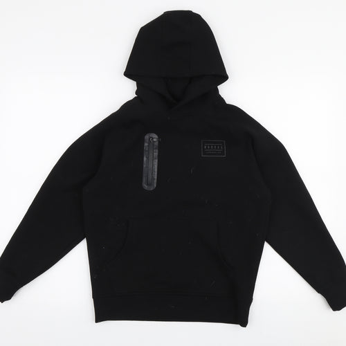 Rascal Boys Black  Cotton Pullover Hoodie Size XL  Pullover