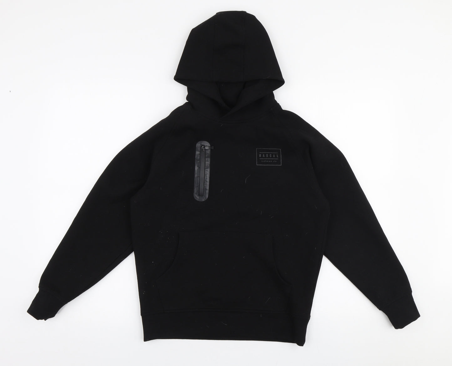 Rascal Boys Black  Cotton Pullover Hoodie Size XL  Pullover