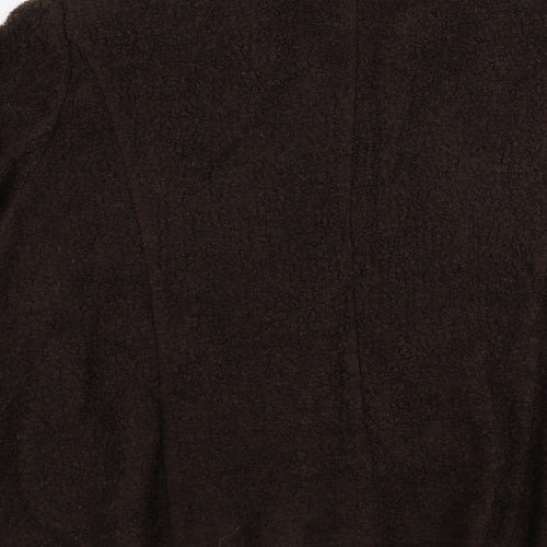 Marks and Spencer Womens Brown   Jacket Coat Size 24  Button