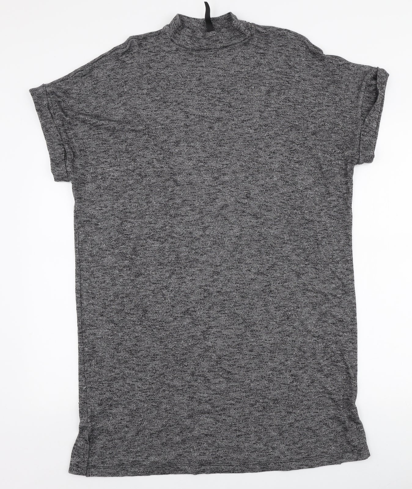 Woolworths Womens Grey  Rayon T-Shirt Dress  Size M  Round Neck Pullover