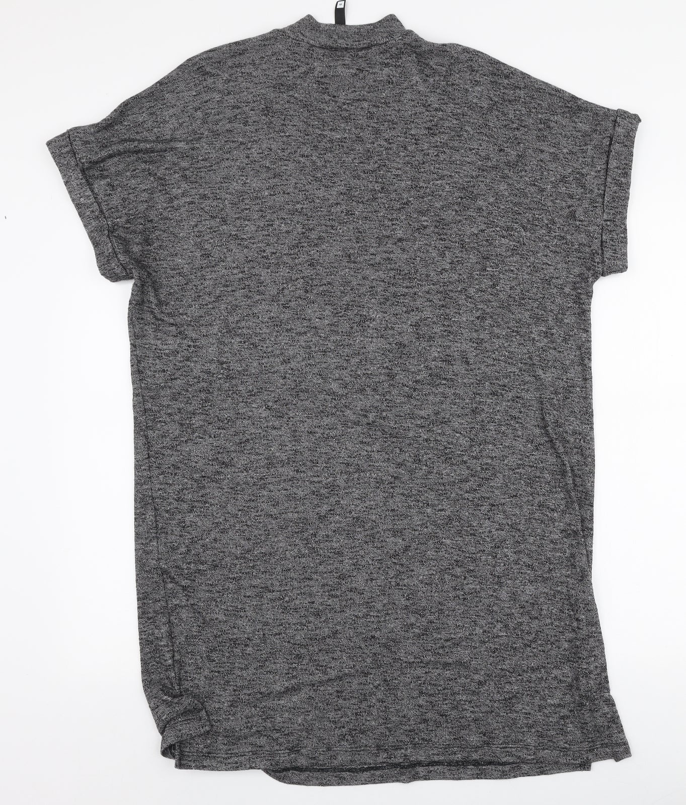 Woolworths Womens Grey  Rayon T-Shirt Dress  Size M  Round Neck Pullover