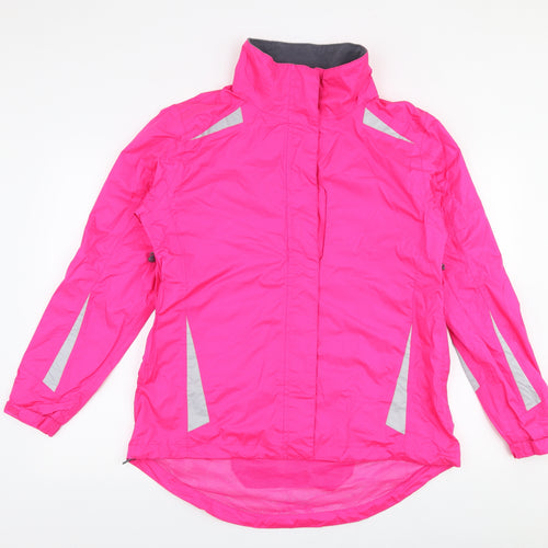 Crane Womens Pink   Jacket  Size L  Zip