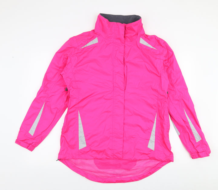 Crane Womens Pink   Jacket  Size L  Zip
