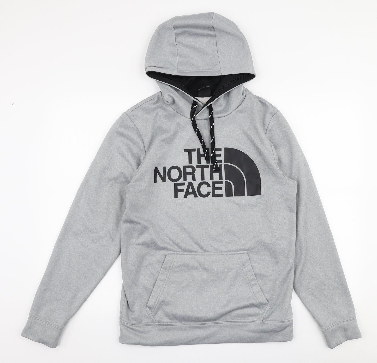 The North Face Mens Grey  Polyester Pullover Hoodie Size S