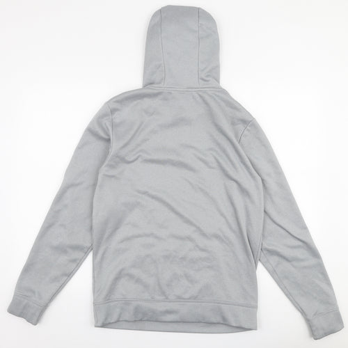 The North Face Mens Grey  Polyester Pullover Hoodie Size S
