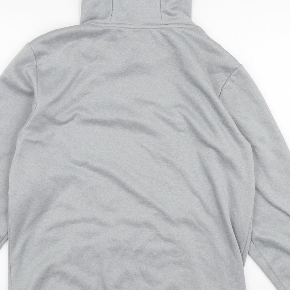 The North Face Mens Grey  Polyester Pullover Hoodie Size S