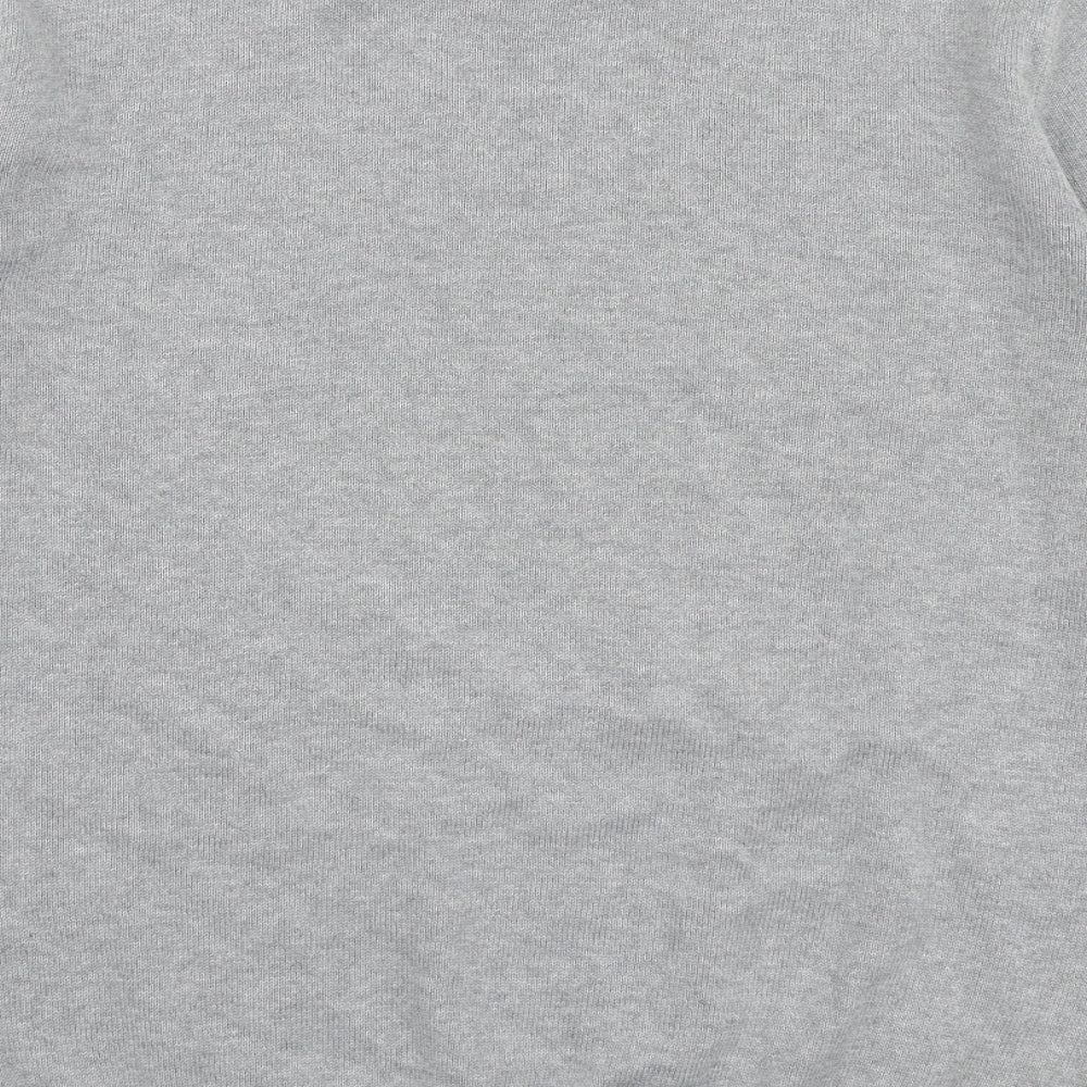 Racing bull Mens Grey Round Neck  Cotton Pullover Jumper Size M
