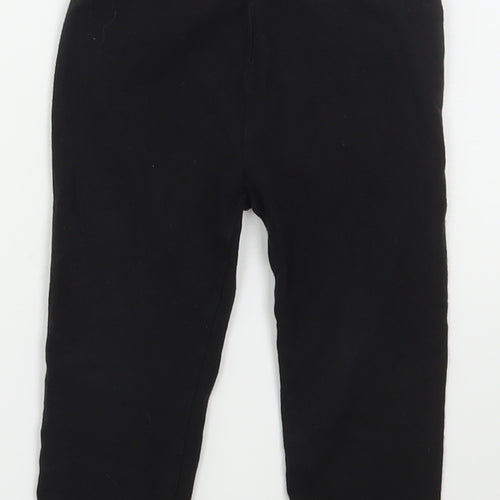 Gap Girls Black  Cotton Carrot Trousers Size 3 Years  Regular