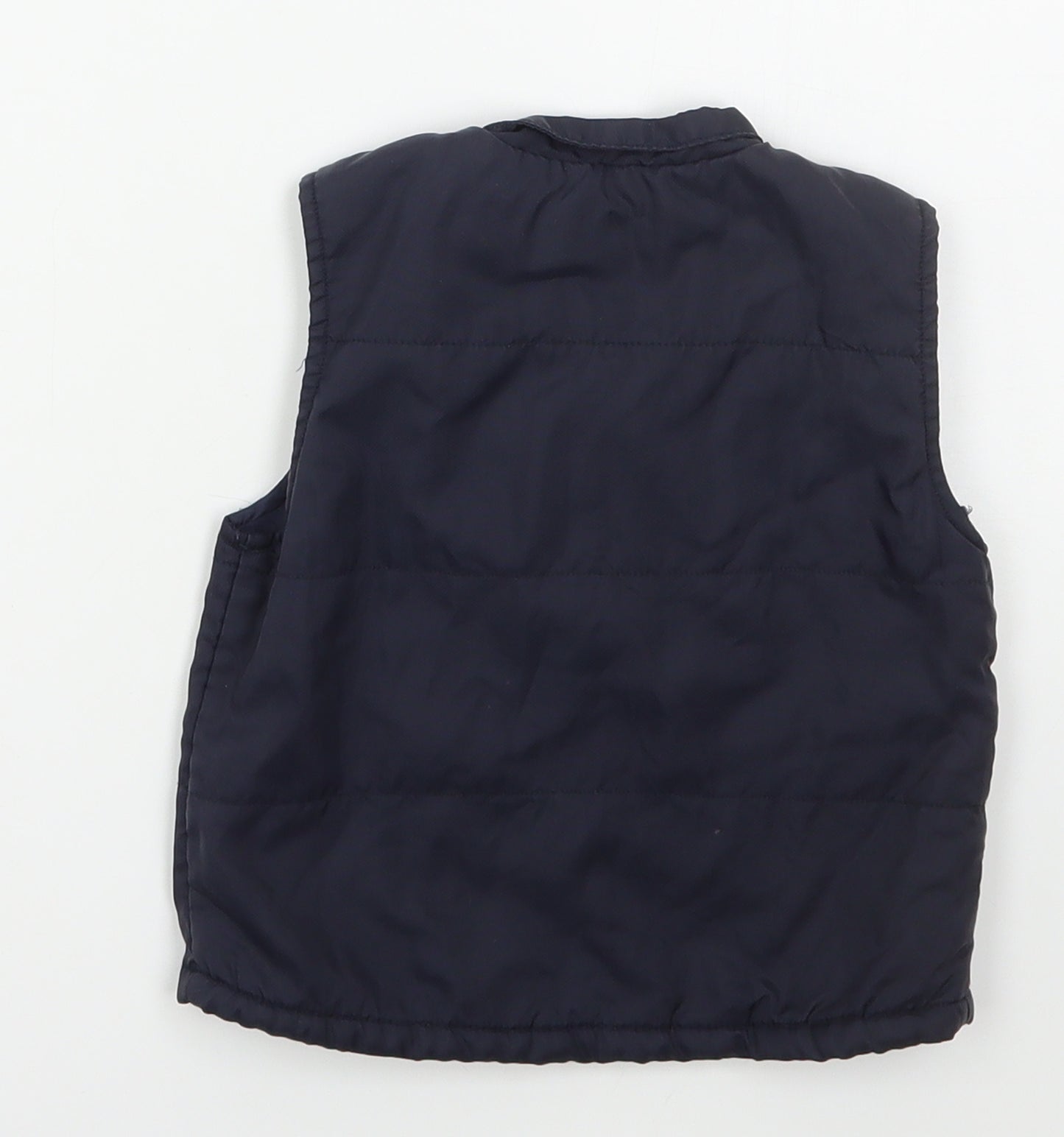 St Bernard Boys Blue   Gilet Jacket Size 3-6 Months   Zip