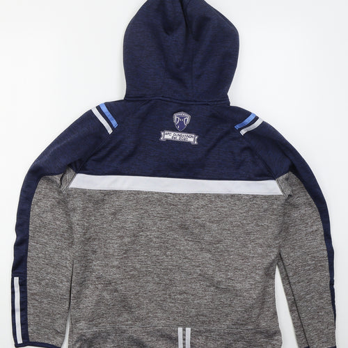 Preworn Mens Grey  Polyester Pullover Hoodie Size M   - AFC Dungannon 2020