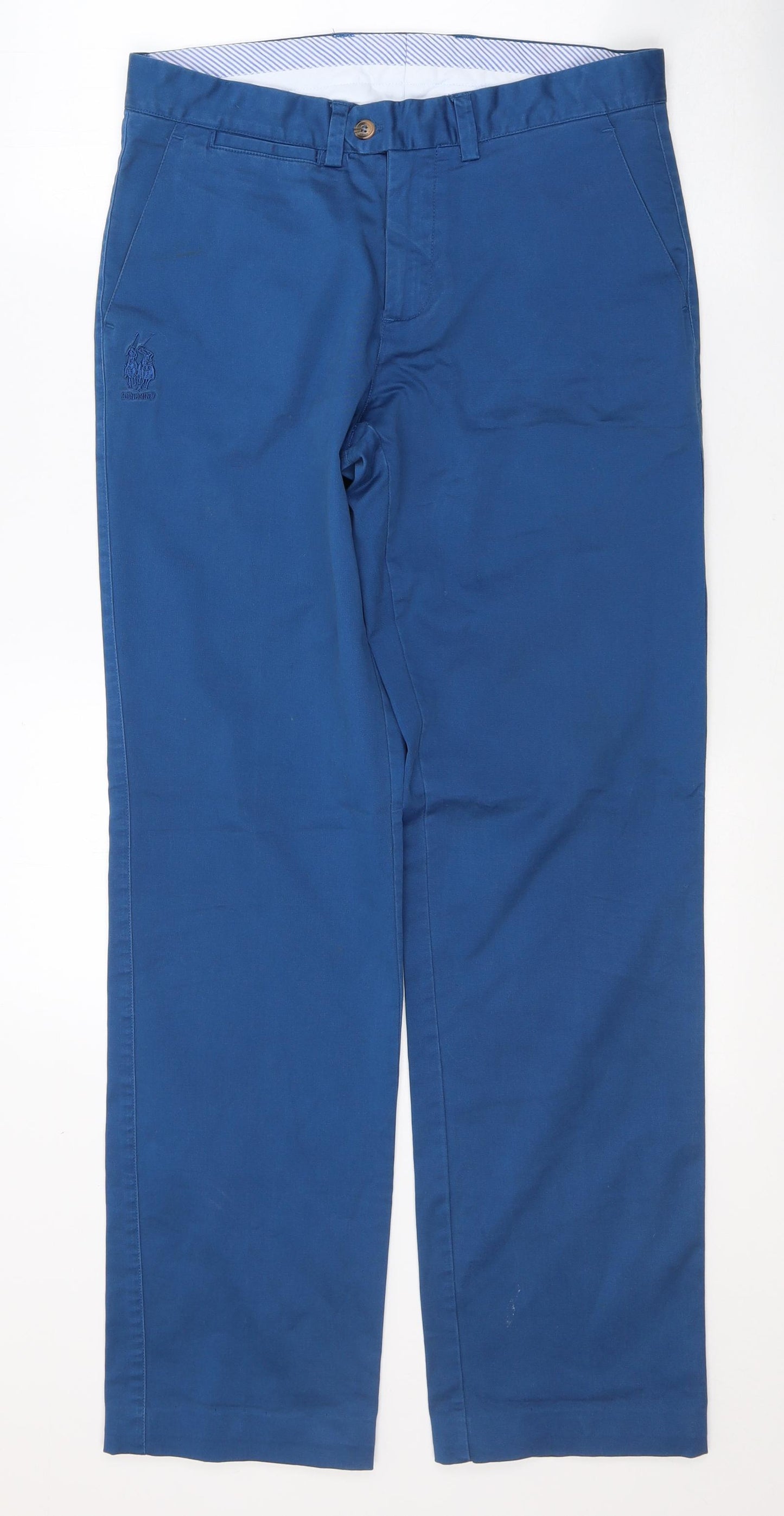 Bendorff Mens Blue  Cotton Straight Jeans Size 40 in L32 in Regular Button