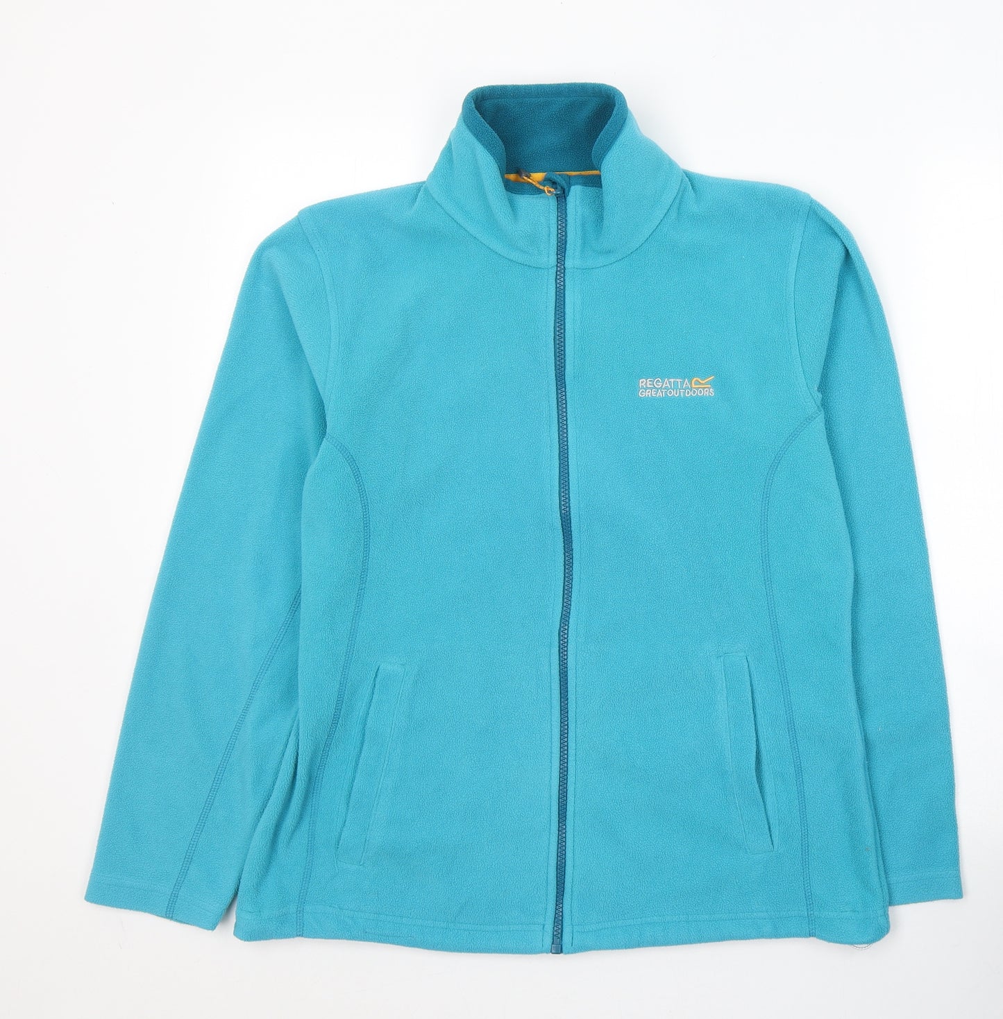 Regatta Womens Blue  Polyester Full Zip Sweatshirt Size 12  Zip