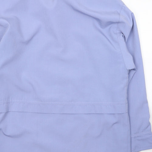 Preworn Womens Blue   Jacket Coat Size 12  Button