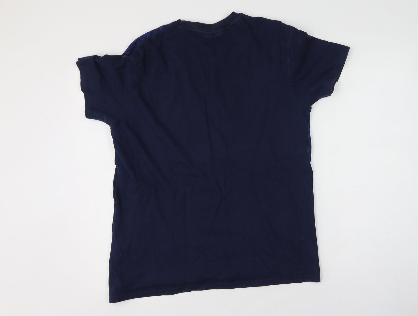 McKenzie Mens Multicoloured  Cotton  T-Shirt Size M Round Neck