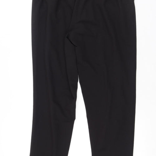 New Look Womens Black  Polyester Trousers  Size 12 L25 in Regular
