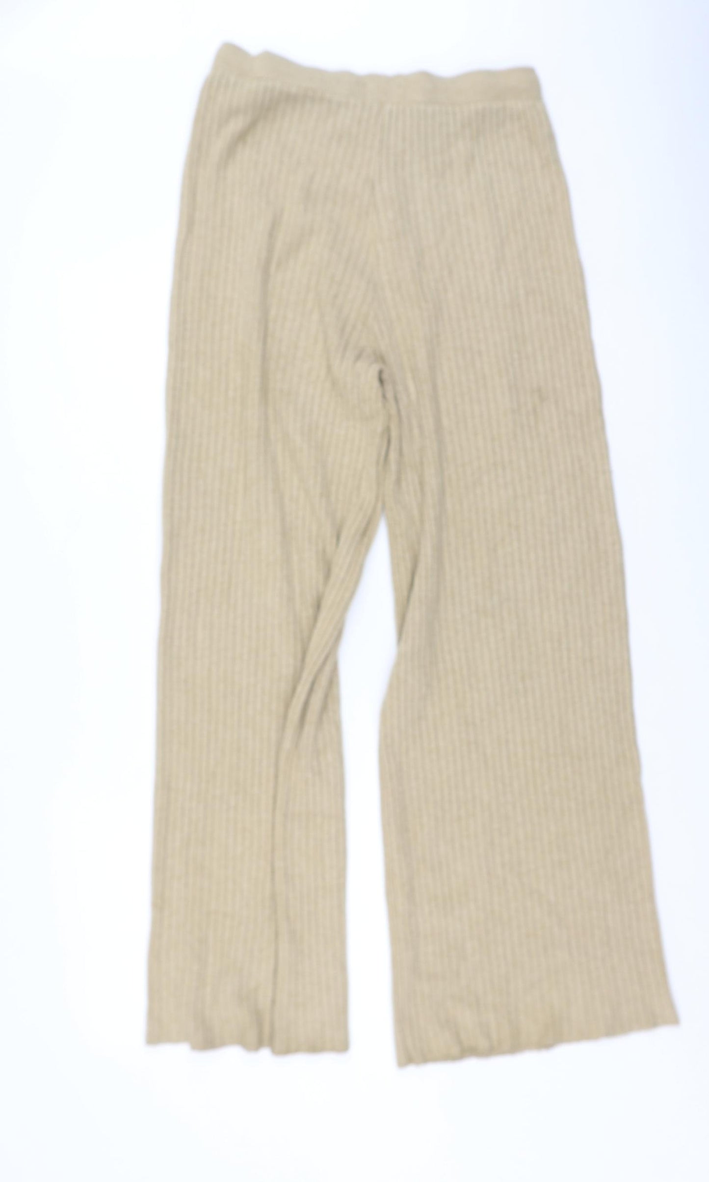 Boohoo Womens Brown  Polyester Jogger Trousers Size L L32 in Regular
