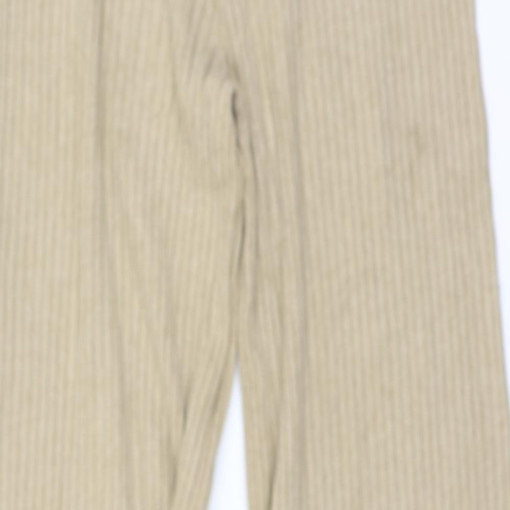Boohoo Womens Brown  Polyester Jogger Trousers Size L L32 in Regular