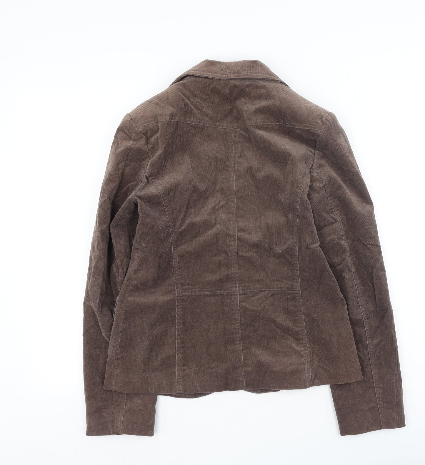New Look Womens Brown   Jacket Coatigan Size 12