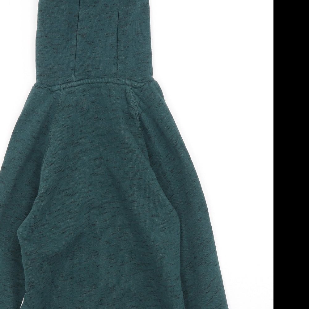 Preworn Boys Multicoloured  Cotton Pullover Hoodie Size 7 Years