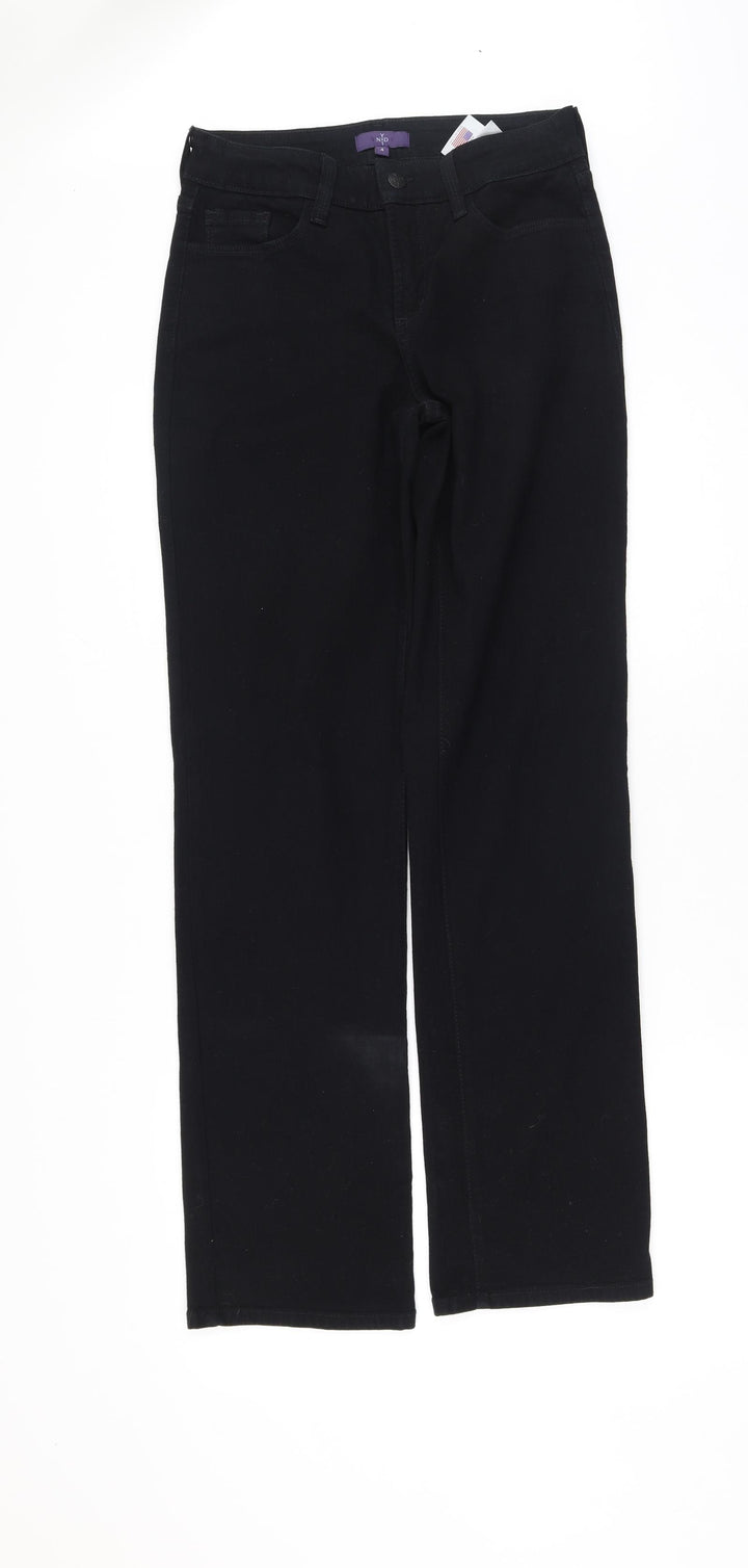 Nxd Womens Black Chlorofibre Straight Jeans Size 4 L32 in Regular