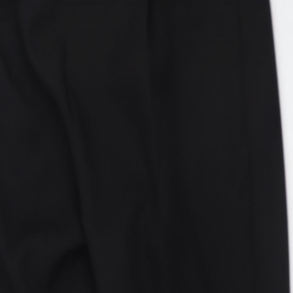 Berkertex Womens Black  Polyester Trousers  Size 14 L26 in Regular