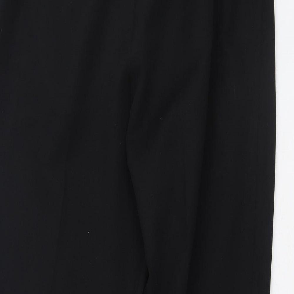Berkertex Womens Black  Polyester Trousers  Size 14 L26 in Regular