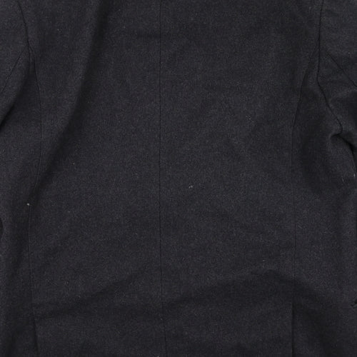 Venrtuno Womens Grey   Trench Coat Coatigan Size L