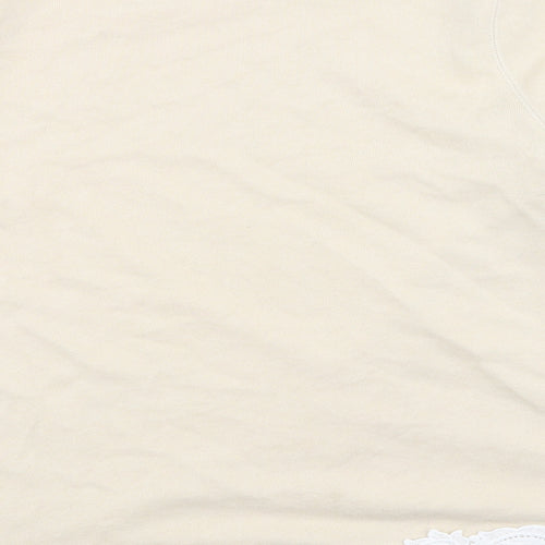 Gap Womens Beige  Cotton Pullover Sweatshirt Size S