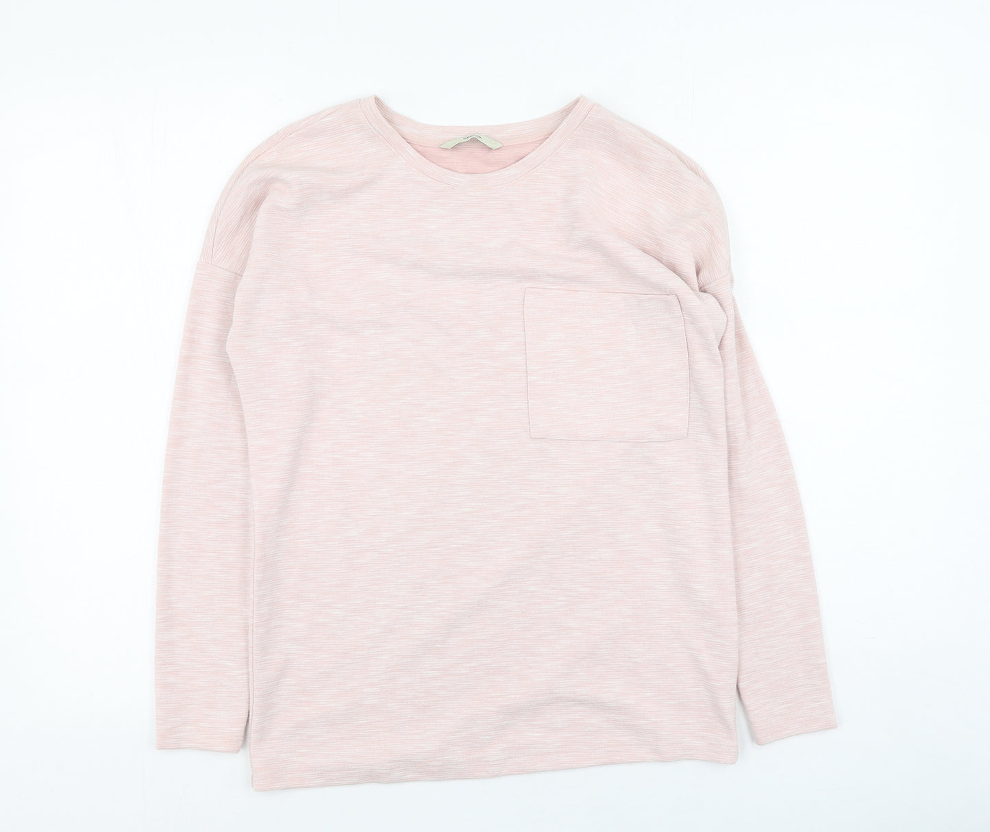 George Womens Pink  Polyester Basic T-Shirt Size 8 Round Neck