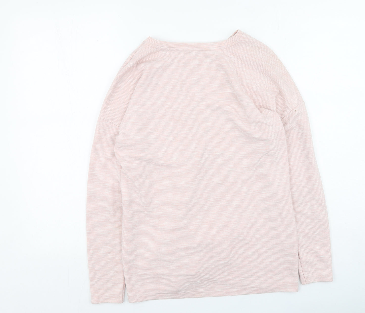 George Womens Pink  Polyester Basic T-Shirt Size 8 Round Neck