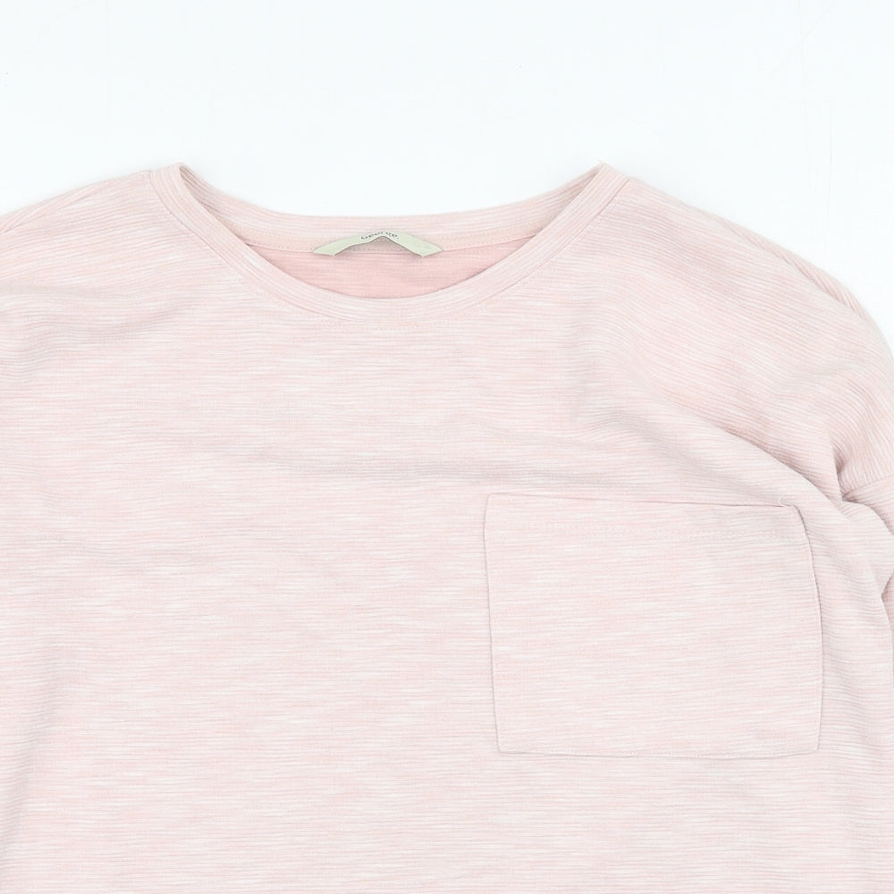 George Womens Pink  Polyester Basic T-Shirt Size 8 Round Neck