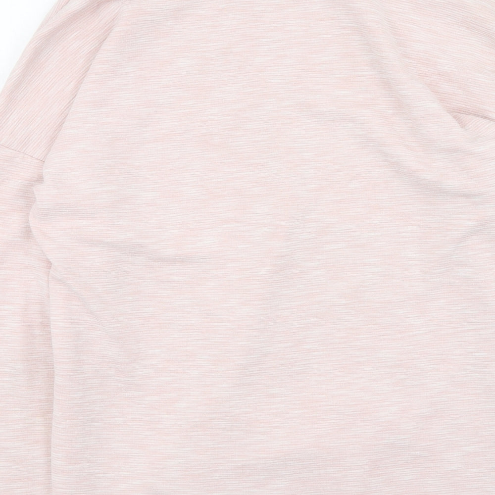 George Womens Pink  Polyester Basic T-Shirt Size 8 Round Neck