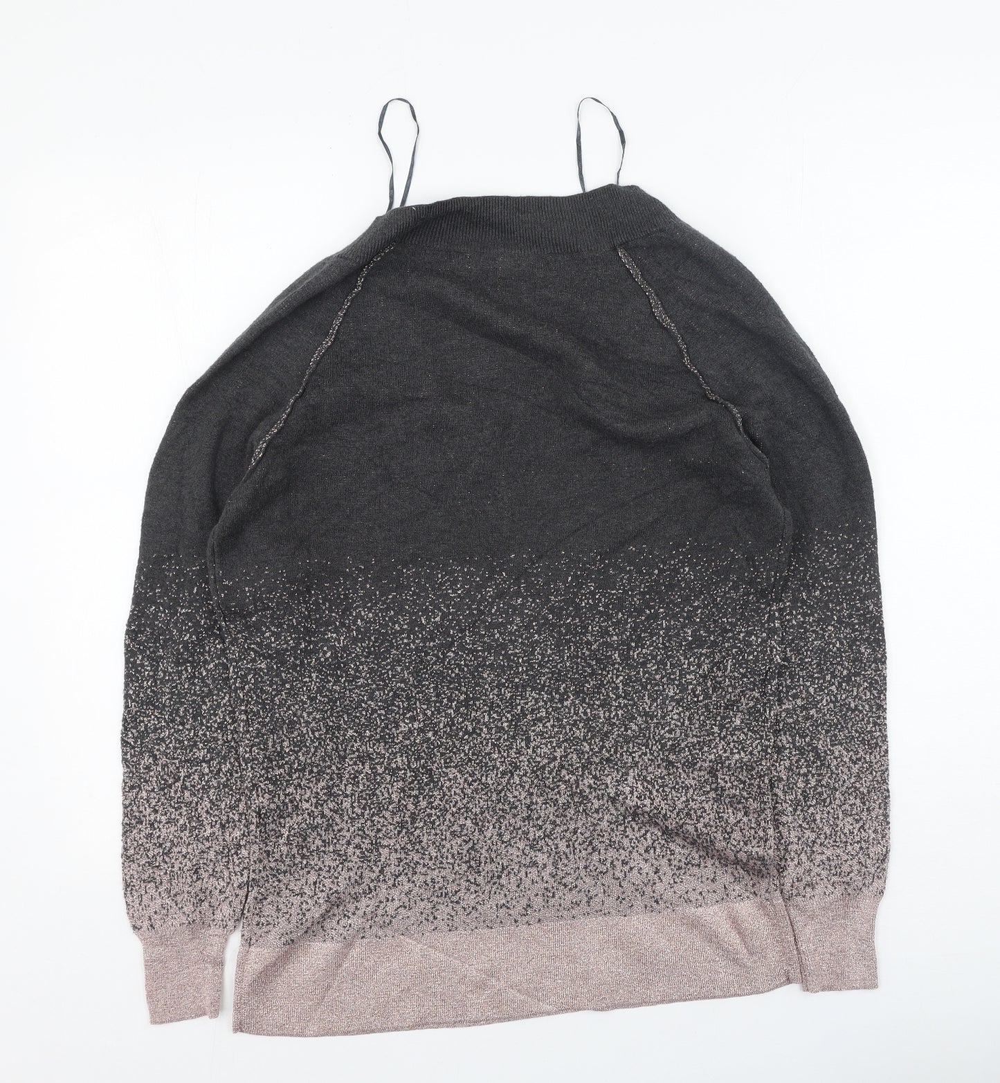 Next  Womens Multicoloured V-Neck  Cotton Pullover Jumper Size 12