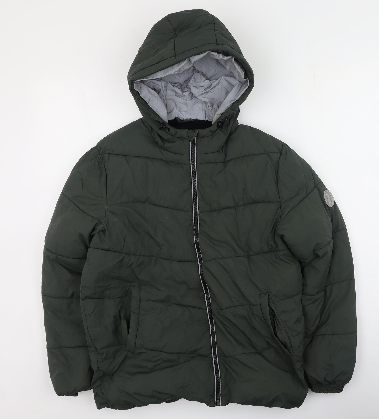 Very  Boys Green   Puffer Jacket Coat Size 13 Years