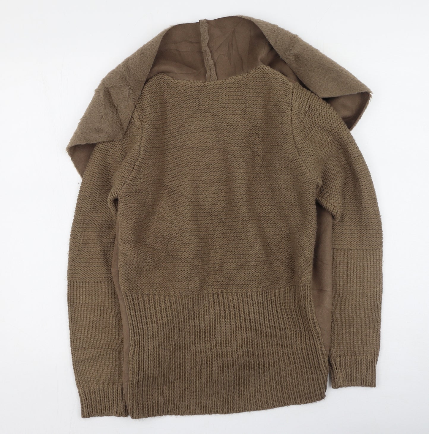 d.e.c.k Womens Brown   Jacket Coatigan Size S