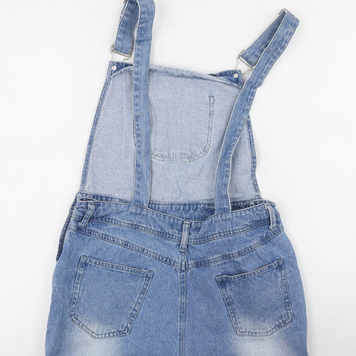 Missguided Girls Blue  Polyester Dungaree One-Piece