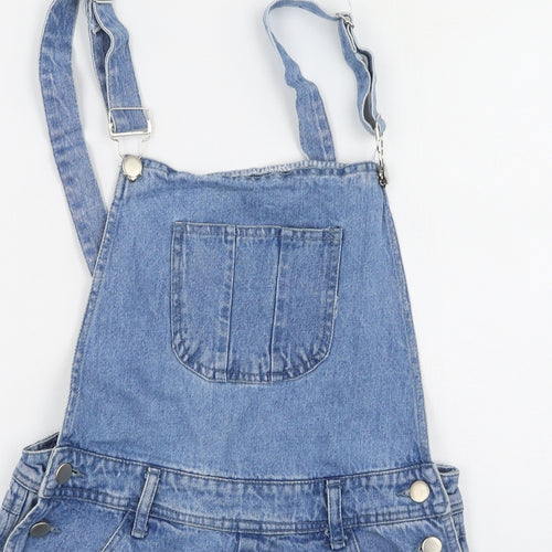 Missguided Girls Blue  Polyester Dungaree One-Piece
