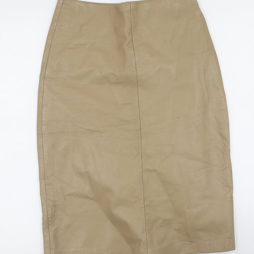 New Look Womens Brown  Polyester Mini Skirt Size 8