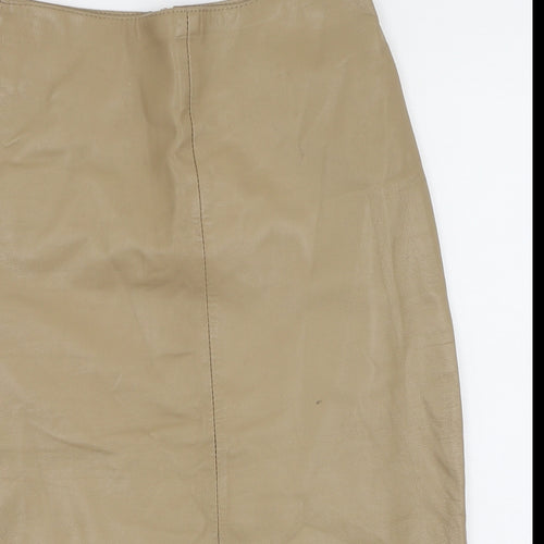 New Look Womens Brown  Polyester Mini Skirt Size 8