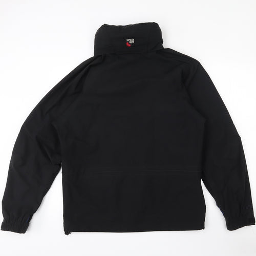 Sprayway Mens Black   Rain Coat Coat Size S  Zip