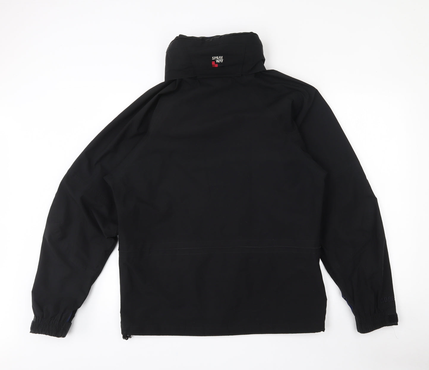 Sprayway Mens Black   Rain Coat Coat Size S  Zip