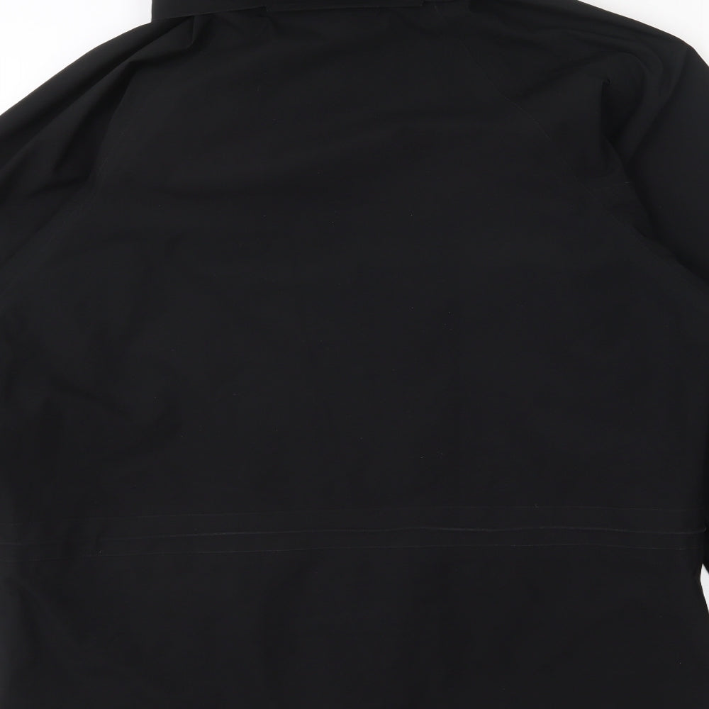 Sprayway Mens Black   Rain Coat Coat Size S  Zip