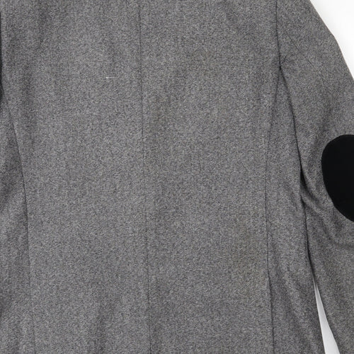 Marc Darcy Mens Grey  Polyester Jacket Blazer Size 38