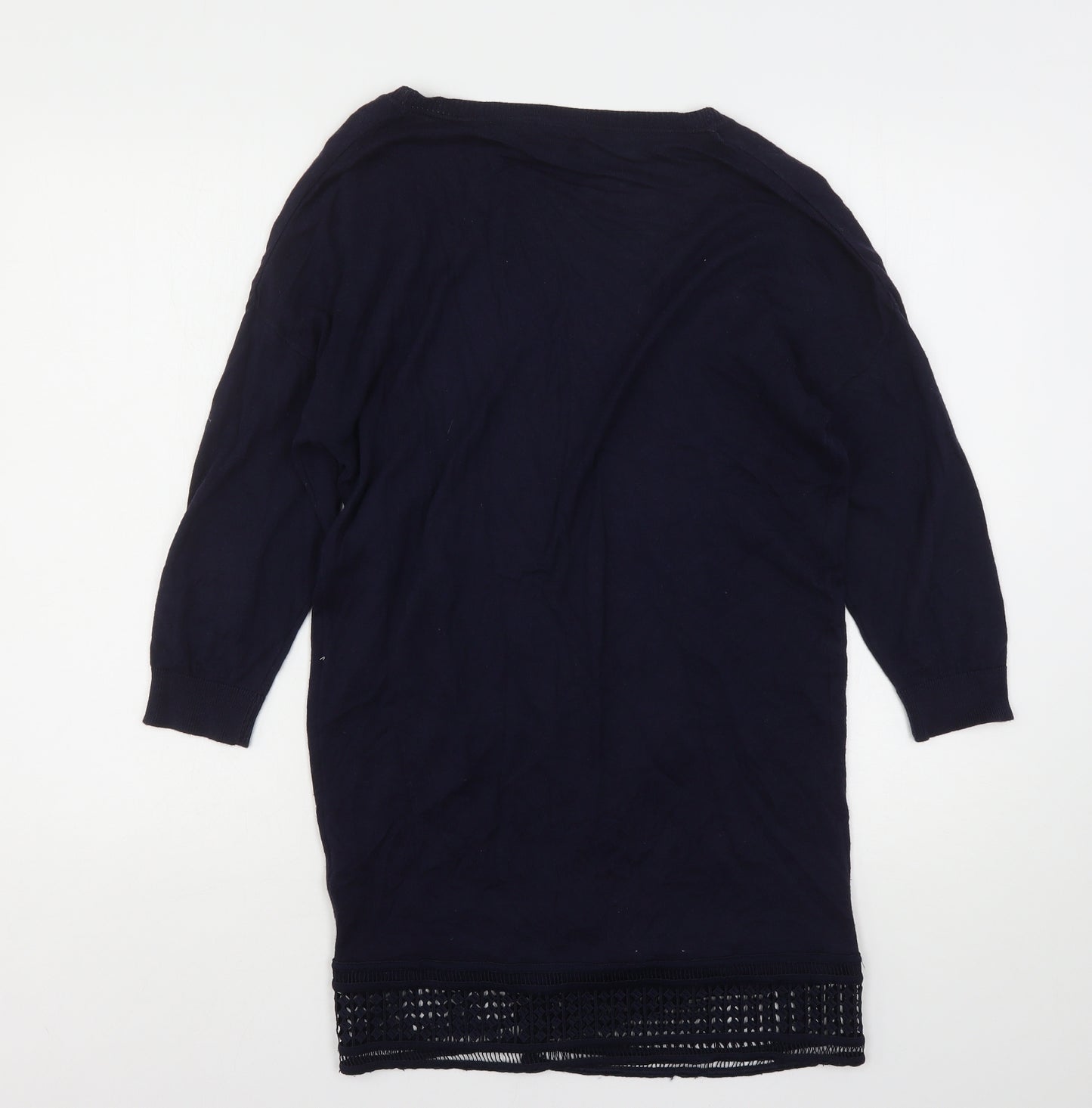 Dorothy Perkins Girls Blue V-Neck  Cotton Cardigan Jumper Size 12 Years