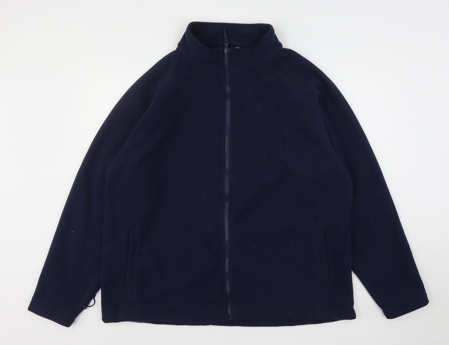 Hi Gear Mens Blue  Polyester Full Zip Sweatshirt Size 3XL