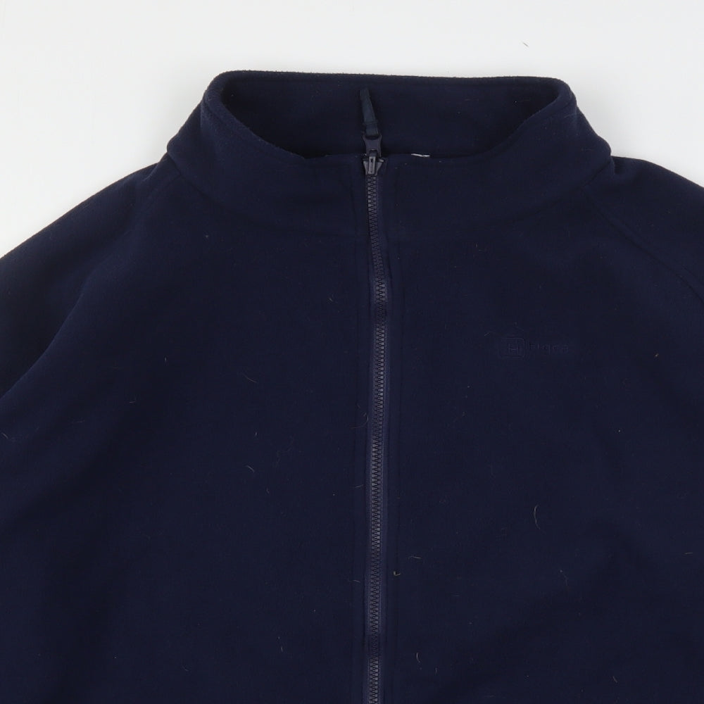 Hi Gear Mens Blue  Polyester Full Zip Sweatshirt Size 3XL