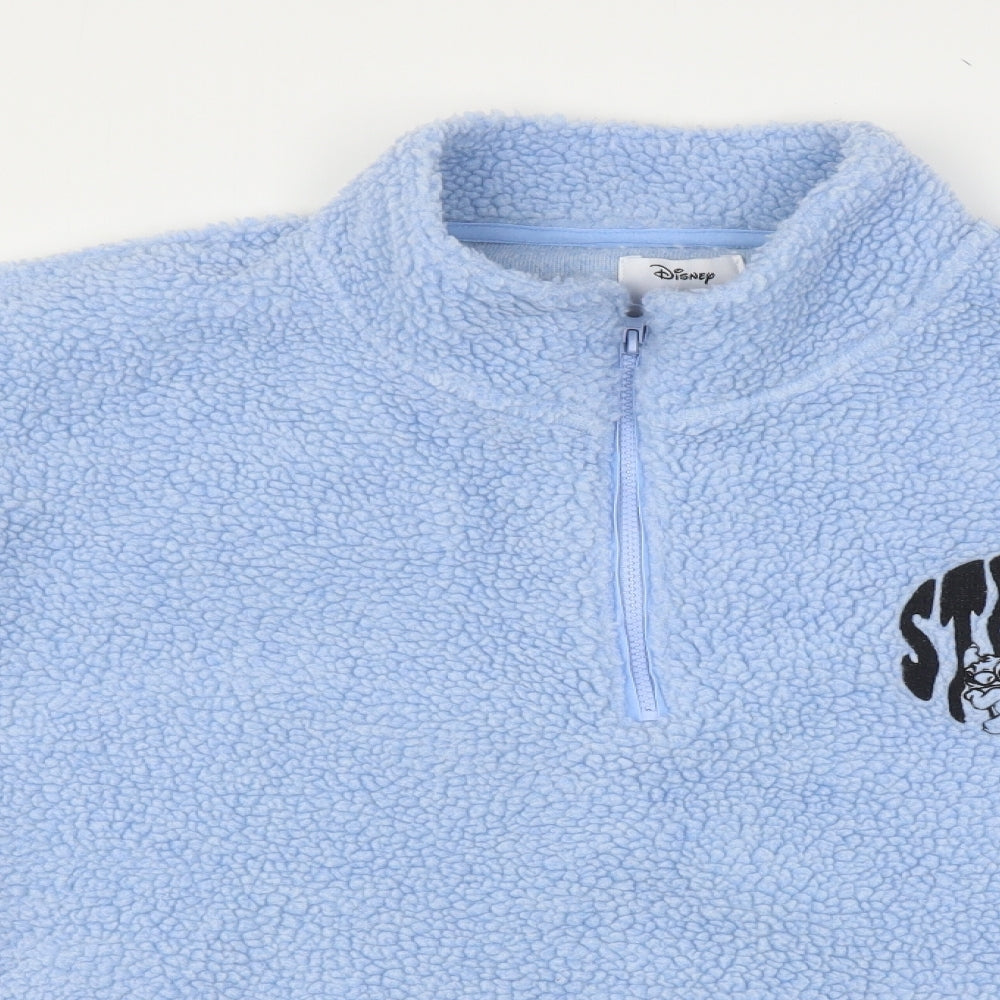 Primark Womens Blue  Polyester Top Pyjama Top Size 18   - Lilo & Stitch