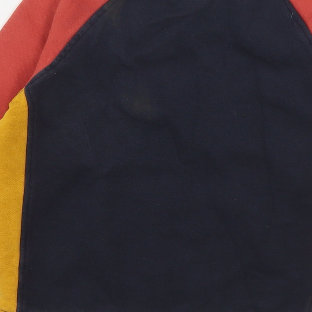George Boys Multicoloured Colourblock Cotton Pullover Sweatshirt Size 4-5 Years