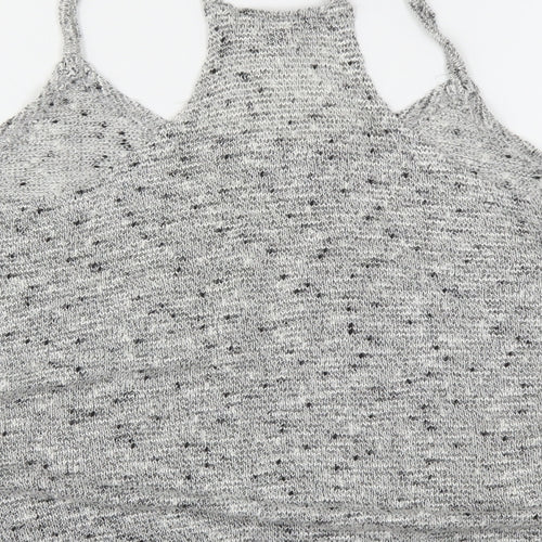 Atmosphere Womens Grey  Acrylic Camisole Tank Size 10 Round Neck