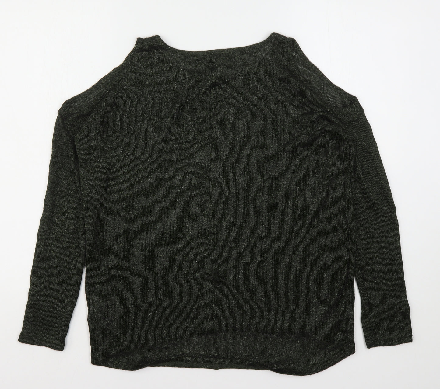 NEXT Womens Green Round Neck  Polyester Pullover Jumper Size 12